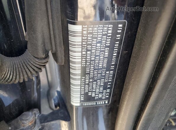 3VWFD7AT7KM714902 2019 VOLKSWAGEN BEETLE Black 