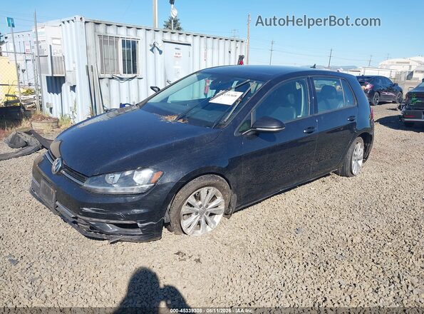 3VWG57AU8KM011612 2019 VOLKSWAGEN GOLF Black Vista tres cuartos delantera izquierda