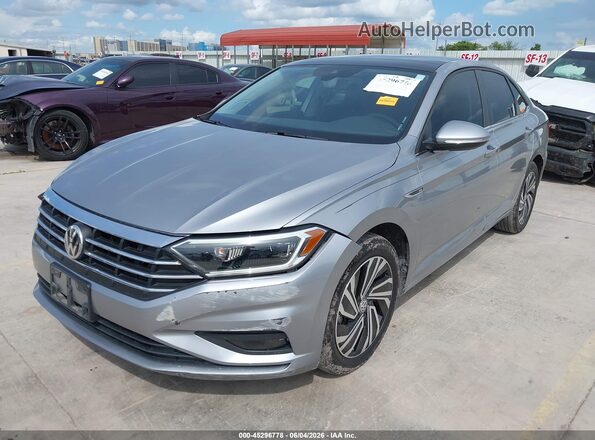 3VWG57BU9MM079659 2021 VOLKSWAGEN JETTA Серебряный Передняя левая четверть