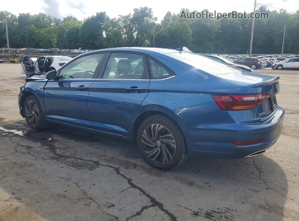 3VWG57BUXKM008242 2019 VOLKSWAGEN JETTA Blue Задня ліва чверть