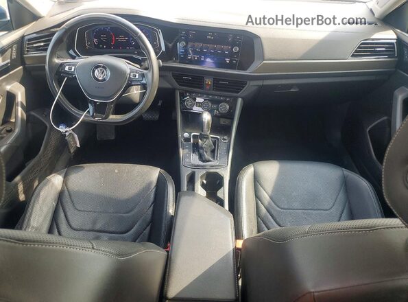 3VWG57BUXKM008242 2019 VOLKSWAGEN JETTA Blue Вид панелі приладів