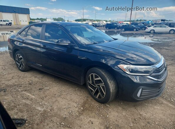 3VWGM7BU6NM029791 2022 VOLKSWAGEN JETTA Black Front right