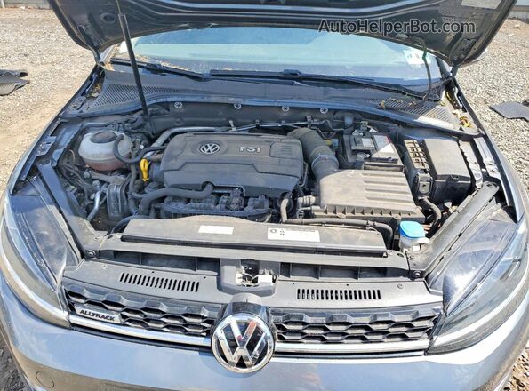 3VWH17AU1JM766289 2018 VOLKSWAGEN GOLF Серый Вид задней части салона