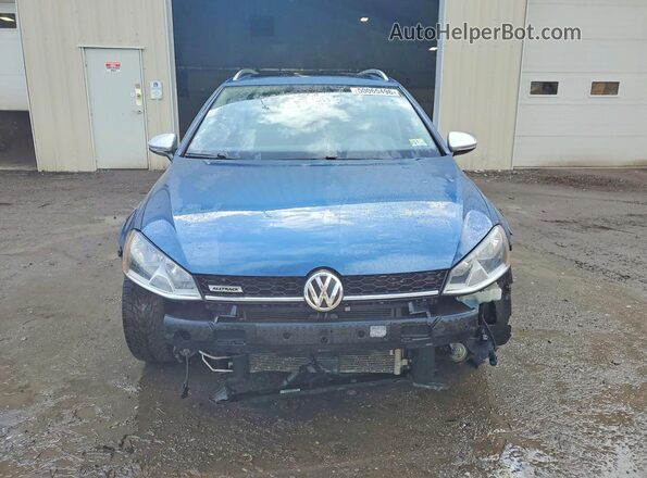 3VWH17AU6HM526648 2017 VOLKSWAGEN GOLF Blue Դիմացի տեսք