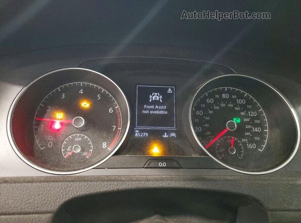 3VWH17AU6HM526648 2017 VOLKSWAGEN GOLF Blue Սարքավորումների վահանակի տեսք