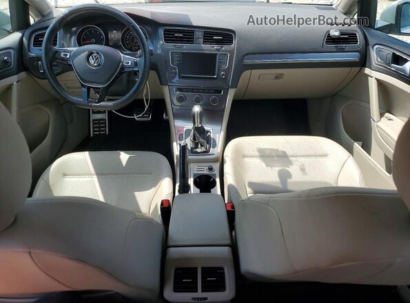 3VWH17AU8HM533438 2017 VOLKSWAGEN GOLF White Առջևի վահանակի տեսք