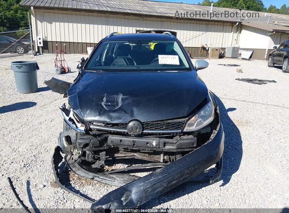 3VWH17AU9HM540785 2017 VOLKSWAGEN GOLF Black Вид задньої частини салону