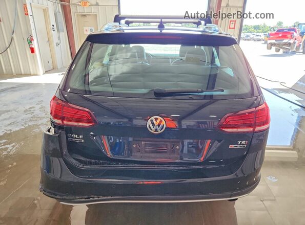 3VWH17AU9JM756237 2018 VOLKSWAGEN GOLF Черный Вид сзади