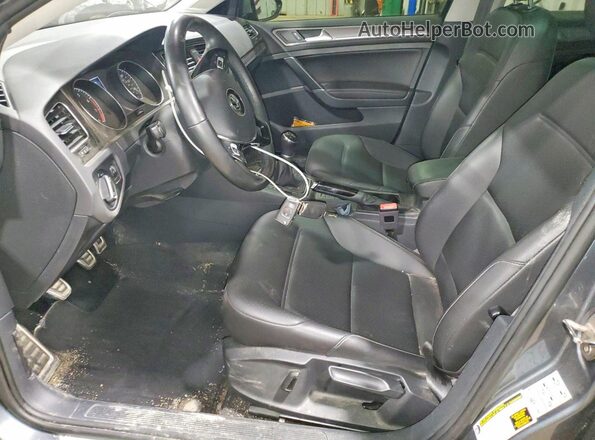 3VWM17AUXKM516646 2019 VOLKSWAGEN GOLF Gray Front interior view