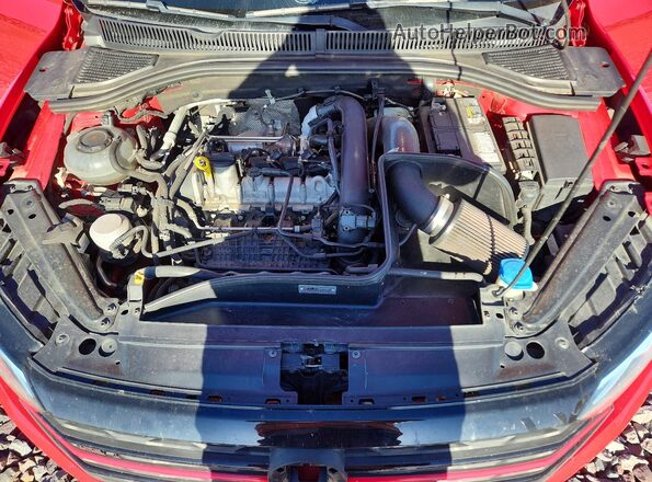 3VWN57BU0KM004675 2019 VOLKSWAGEN JETTA Red Вид задньої частини салону