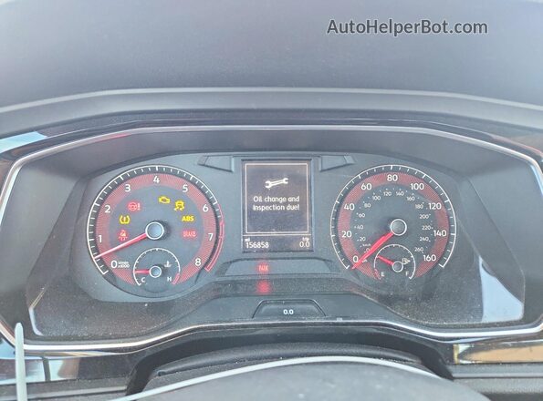 3VWN57BU0KM004675 2019 VOLKSWAGEN JETTA Red Вид щитка приладів