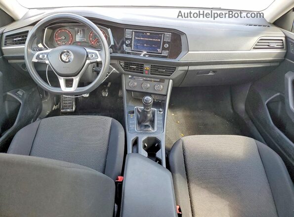 3VWN57BU4MM011275 2021 VOLKSWAGEN JETTA Серый Вид панели приборов