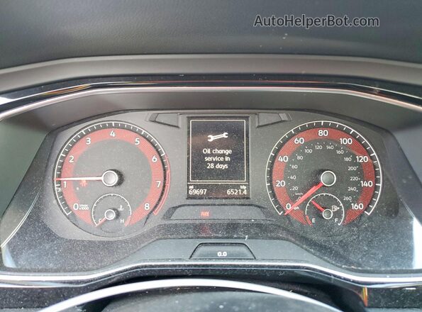 3VWN57BU4MM011275 2021 VOLKSWAGEN JETTA Серый Вид щитка приборов