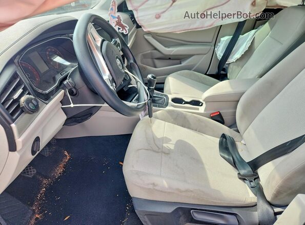 3VWN57BU5LM020971 2020 VOLKSWAGEN JETTA Black Вид салону спереду