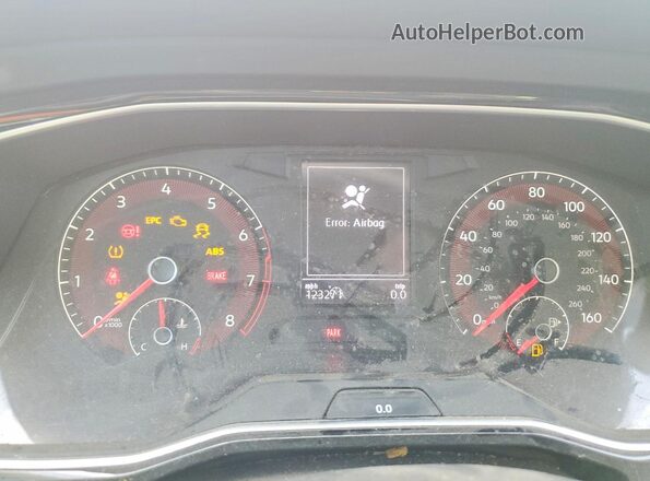 3VWN57BU6KM067540 2019 VOLKSWAGEN JETTA White Widok zestawu wskaźników