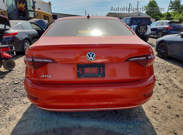 3VWN57BU7KM041965 2019 VOLKSWAGEN JETTA Orange Rear view