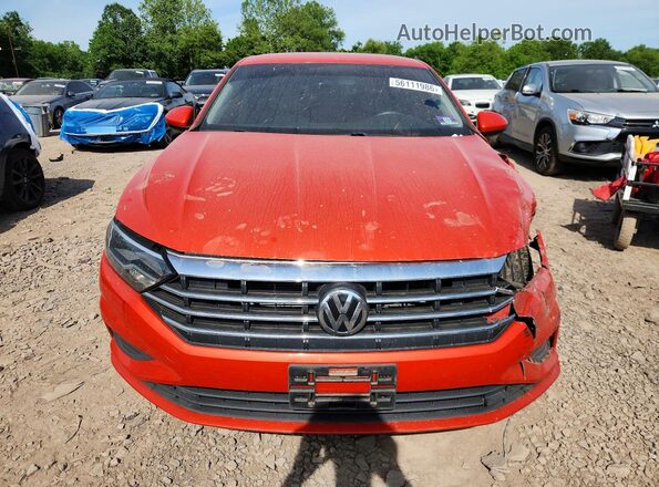 3VWN57BU7KM041965 2019 VOLKSWAGEN JETTA Orange Front view