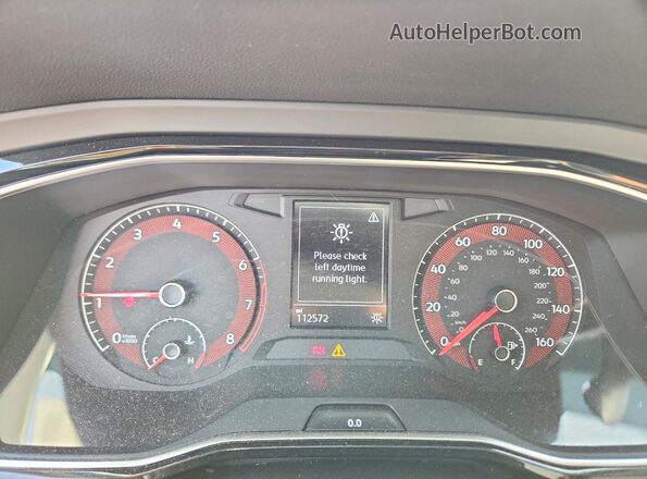 3VWN57BU7KM041965 2019 VOLKSWAGEN JETTA Orange Instrument cluster view
