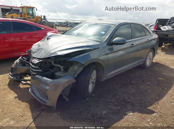 3VWN57BU7KM046079 2019 VOLKSWAGEN JETTA Silver Front left