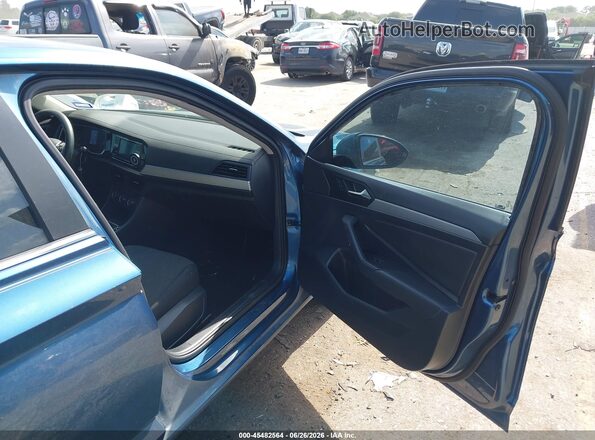 3VWN57BU7LM071629 2020 VOLKSWAGEN JETTA Blue Вид салону спереду