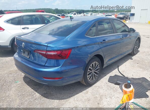 3VWN57BU7MM004725 2021 VOLKSWAGEN JETTA Blue უკანა მარჯვენა