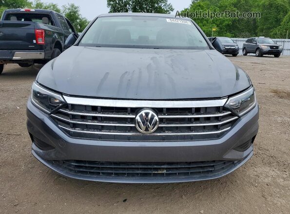 3VWN57BU9MM076364 2021 VOLKSWAGEN JETTA Gray Вид спереду