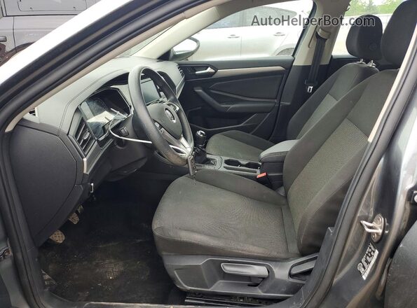 3VWN57BU9MM076364 2021 VOLKSWAGEN JETTA Gray Вид салону спереду