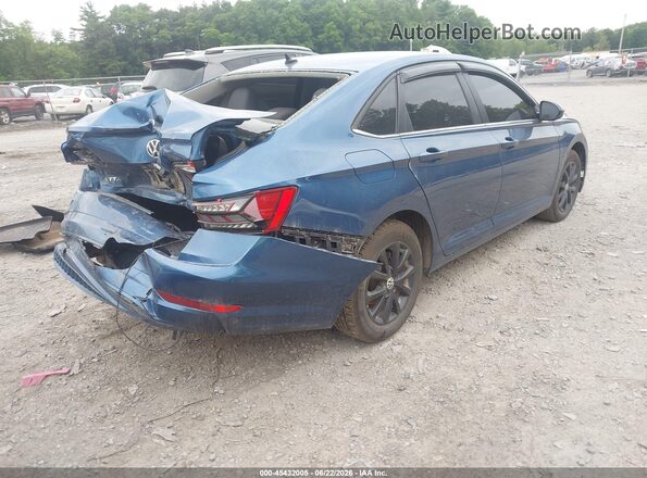 3VWN57BUXKM027574 2019 VOLKSWAGEN JETTA Blue Հետևի աջ