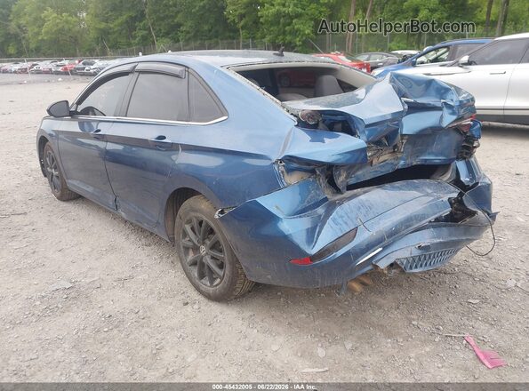 3VWN57BUXKM027574 2019 VOLKSWAGEN JETTA Blue Հետևի ձախ