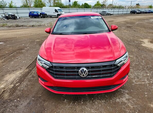 3VWN57BUXKM226852 2019 VOLKSWAGEN JETTA Red წინა ხედი
