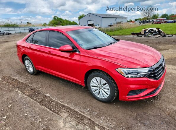 3VWN57BUXKM226852 2019 VOLKSWAGEN JETTA Red წინა მარჯვენა