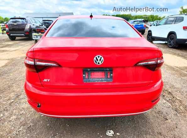3VWN57BUXKM226852 2019 VOLKSWAGEN JETTA Red უკანა ხედი