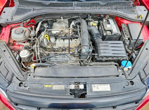 3VWN57BUXKM226852 2019 VOLKSWAGEN JETTA Red უკანა სალონის ხედი