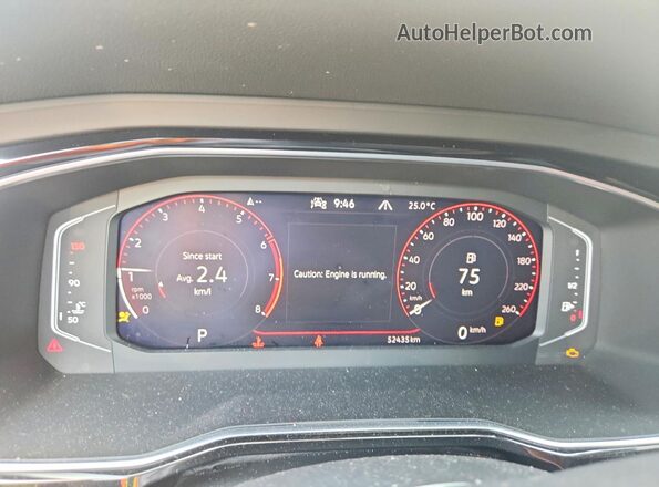 3VWSM7BU6PM019985 2023 VOLKSWAGEN JETTA Gray Widok zestawu wskaźników