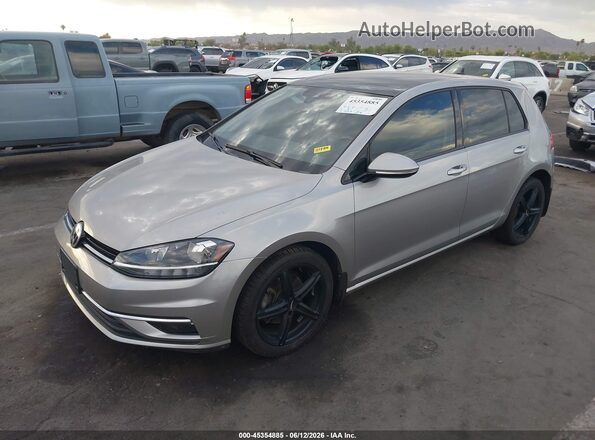 3VWW57AU6KM036780 2019 VOLKSWAGEN GOLF Gray Vista tres cuartos delantera izquierda