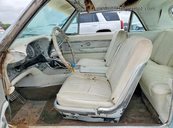 3Y83Z122522 1963 FORD THUNDERBIRD Синий Вид салона спереди