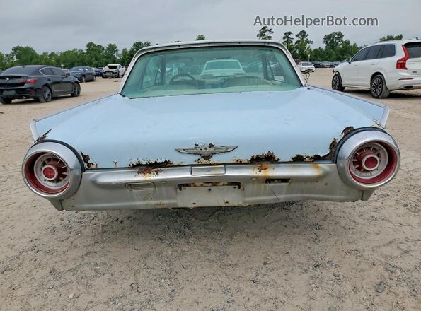 3Y83Z122522 1963 FORD THUNDERBIRD Синий Вид сзади