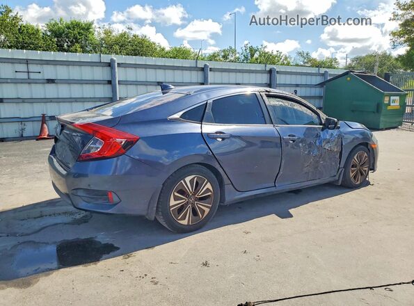 19XFC1F79HE021105 2017 HONDA CIVIC Blue Przód prawy