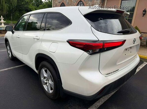 5TDCZRBHXLS045636 2020 TOYOTA HIGHLANDER White Tył prawy