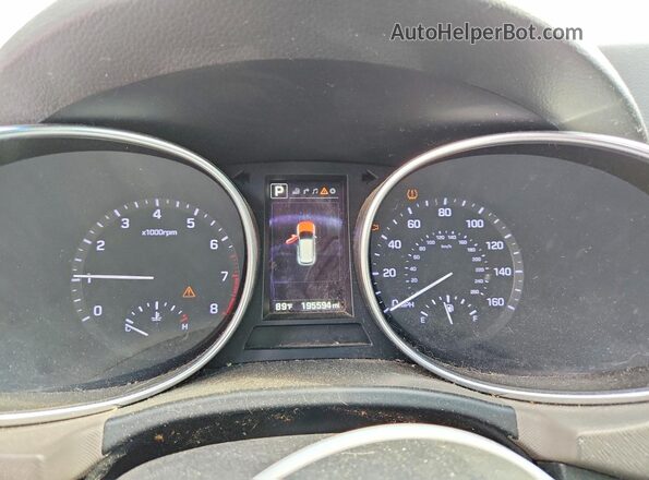 KM8SR4HF7HU167969 2017 HYUNDAI SANTA Gray Widok tylnych siedzeń