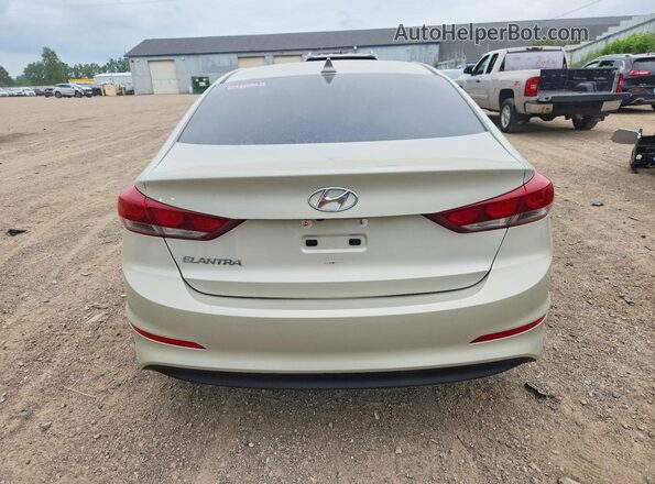 5NPD84LF8HH195426 2017 HYUNDAI ELANTRA Бежевый Вид салона спереди