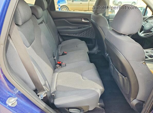 5NMS23AD3KH012328 2019 HYUNDAI SANTA Blue Engine compartment view