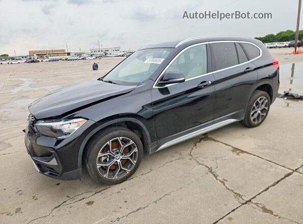 WBXJG7C00M5U01077 2021 BMW X1 Black Tył lewy