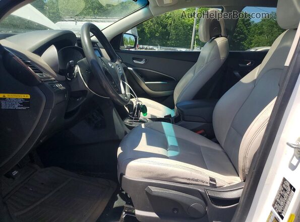5XYZTDLB3HG382422 2017 HYUNDAI SANTA FE White Widok deski rozdzielczej
