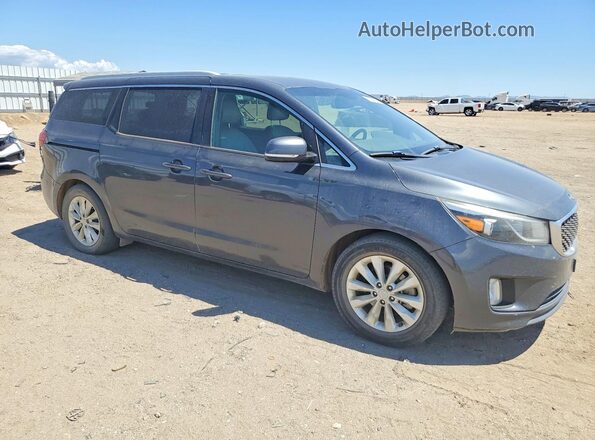 KNDMC5C11G6147008 2016 KIA SEDONA Gray 