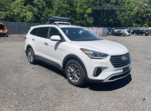 KM8SMDHF9JU267995 2018 HYUNDAI SANTA White 