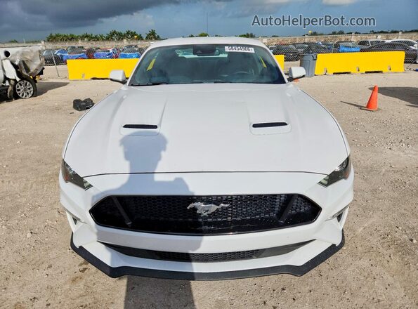 1FA6P8CF0P5309040 2023 FORD MUSTANG Белый Вид сзади
