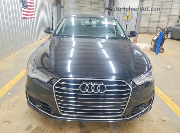 WAUFFAFCXGN065027 2016 AUDI A6 Black Вид ззаду