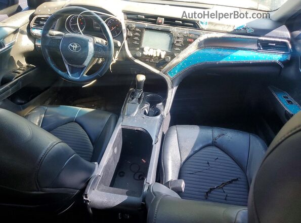4T1B11HK6KU218324 2019 TOYOTA CAMRY Black Вид щитка приладів