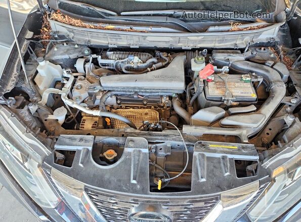 JN8AT2MV1JW343254 2018 NISSAN ROGUE Charcoal Widok naklejki z numerem VIN